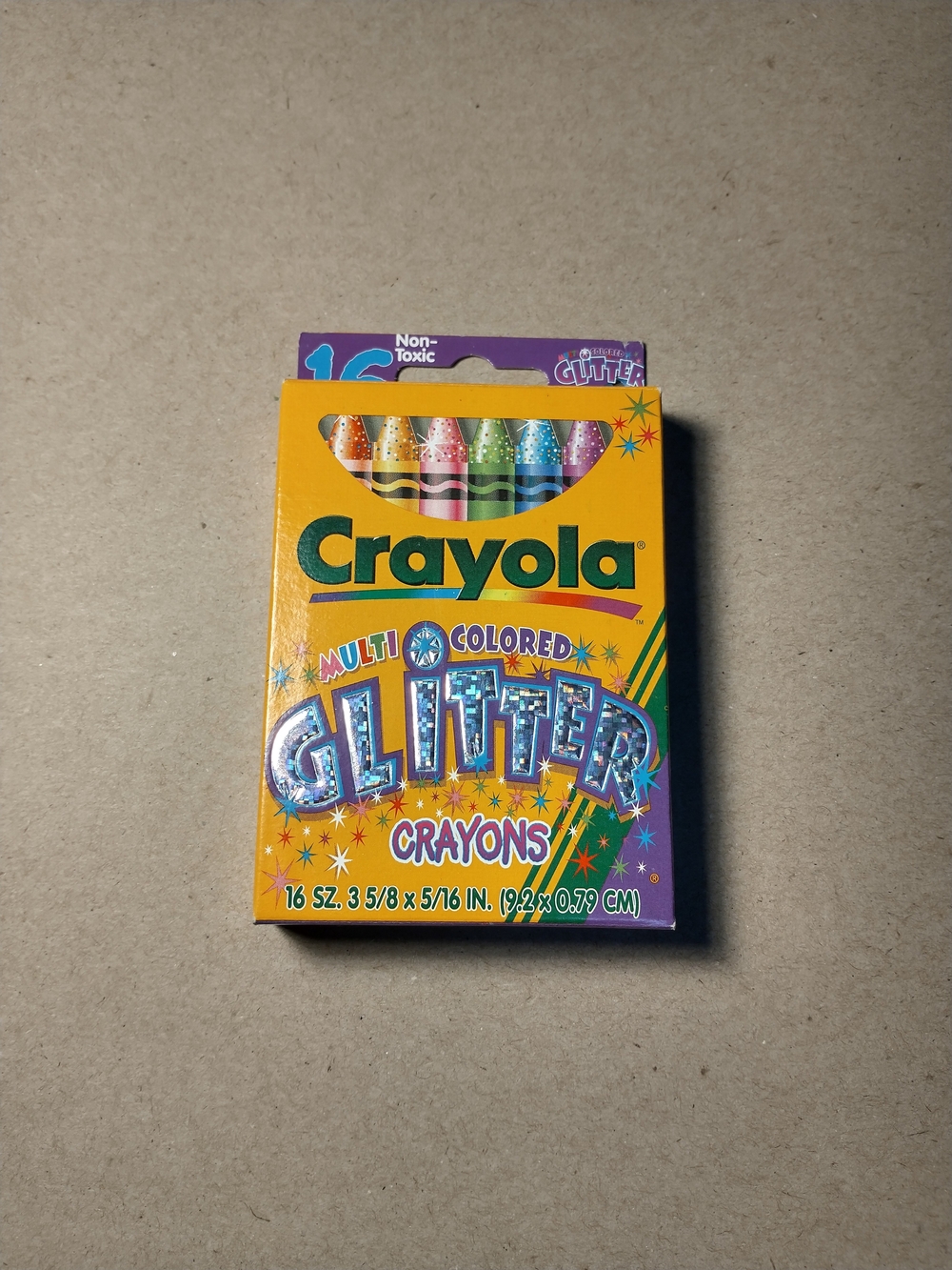Vintage Crayola Multi-Colored Glitter Crayons - Assorted Colors